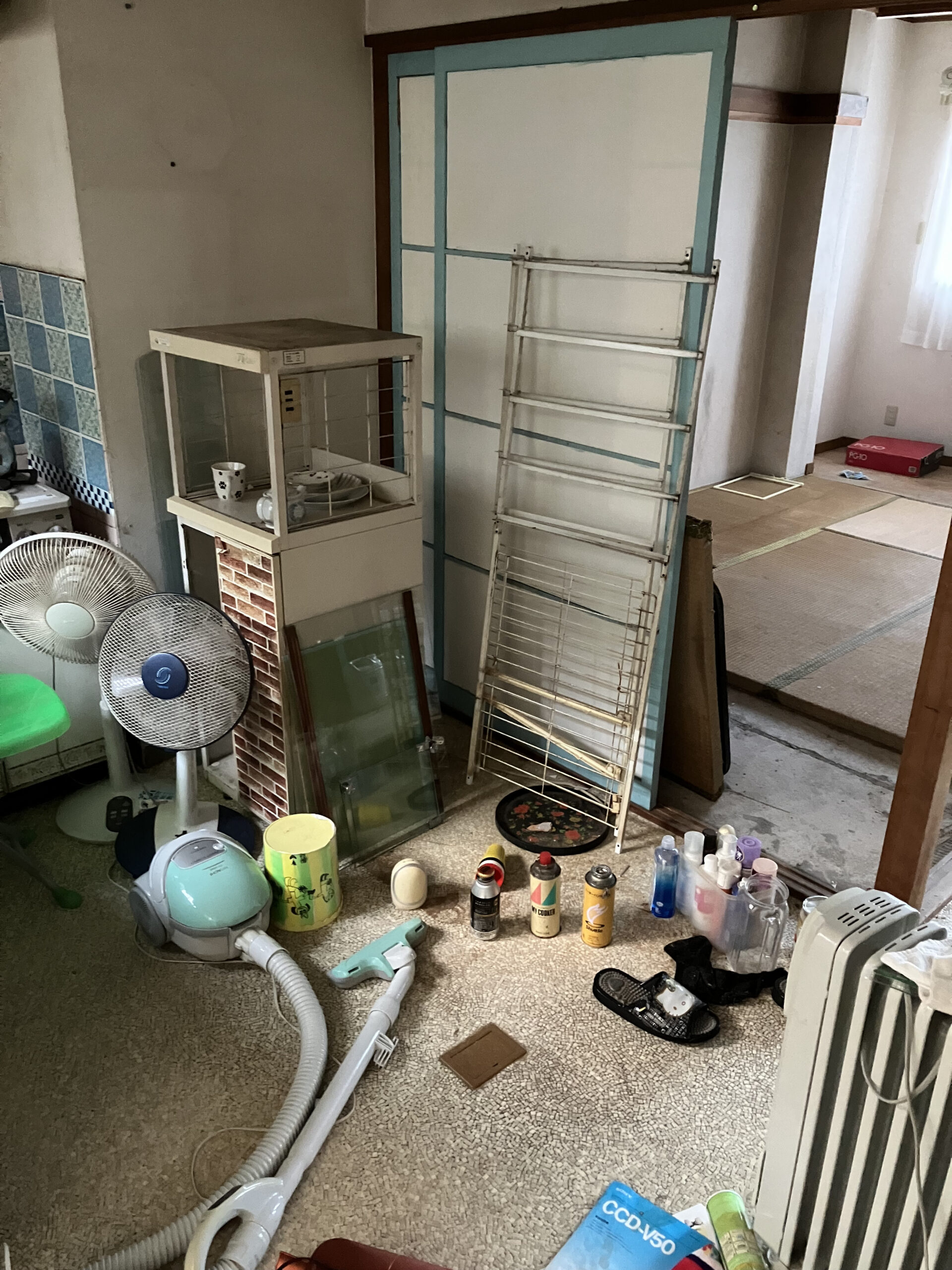 残置物撤去 作業前 大津市堅田町